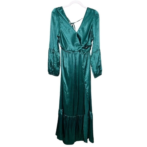 Rahi Large Jade Leila Luster Midi Dress Long Sleeve - Picture 2 of 9